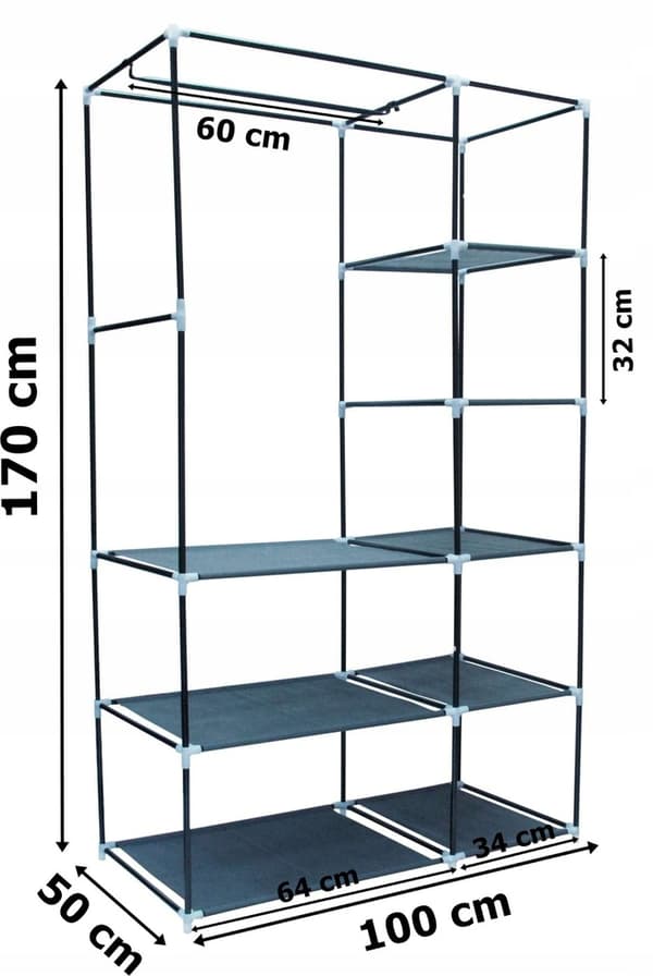 Tekstilgarderobe med Venedig-print