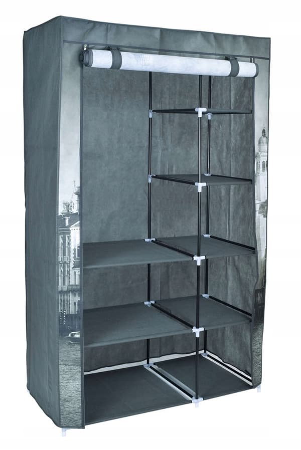 Tekstilgarderobe med Venedig-print