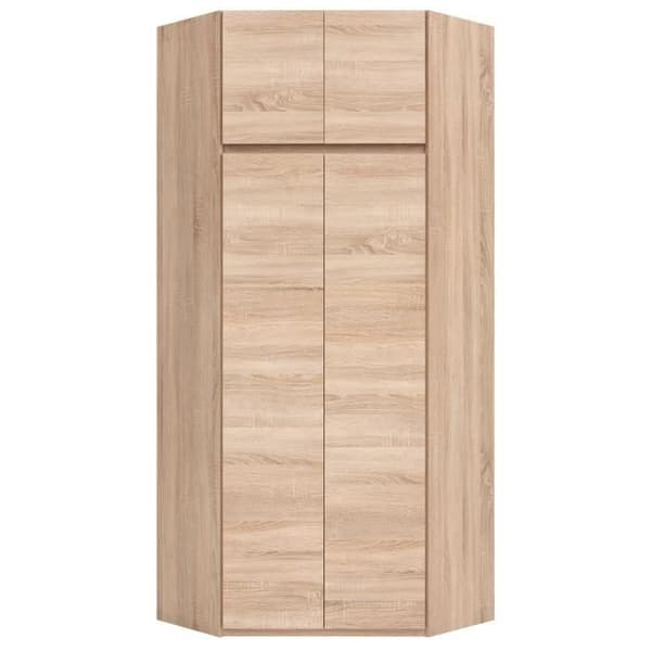 ACADEMICA Hörngarderob - Sonoma ekdekor - Modernt - Sovrum - L 80,5 cm