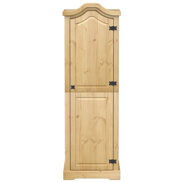 vidaXL klædeskab Corona 55x52x170 cm massivt fyrretræ
