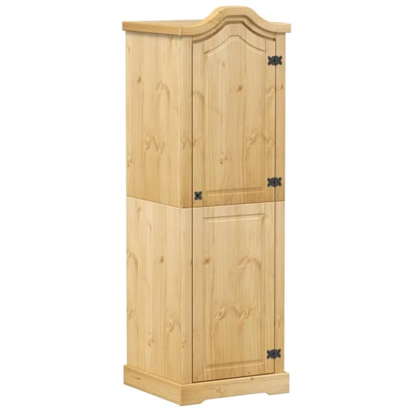 vidaXL klædeskab Corona 55x52x170 cm massivt fyrretræ