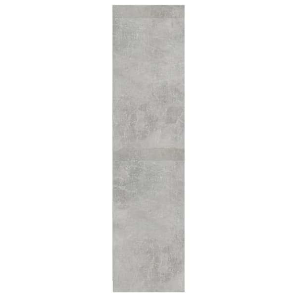 vidaXL klædeskab 100x50x200 cm konstrueret træ betongrå - Klædeskabe & garderobeskabe