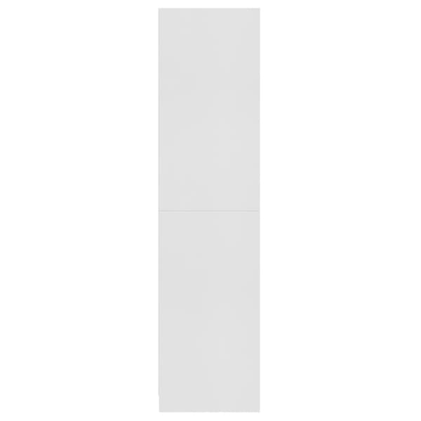 vidaXL Garderob vit 100x50x200 cm konstruerat trä -  Skåp & garderober