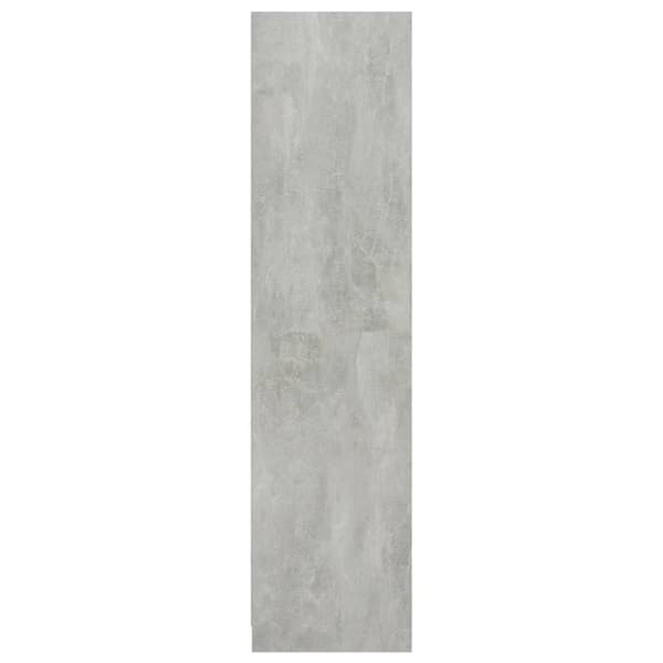 vidaXL Garderob betonggrå 50x50x200 cm konstruerat trä - Skåp & garderober