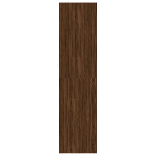 vidaXL Vaatekaappi ruskea tammi 100x50x200 cm tekninen puu - Kaapit & vaatekaapit