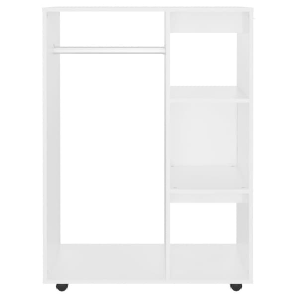 vidaXL Garderob vit 80x40x110 cm spånskiva - Skåp & garderober