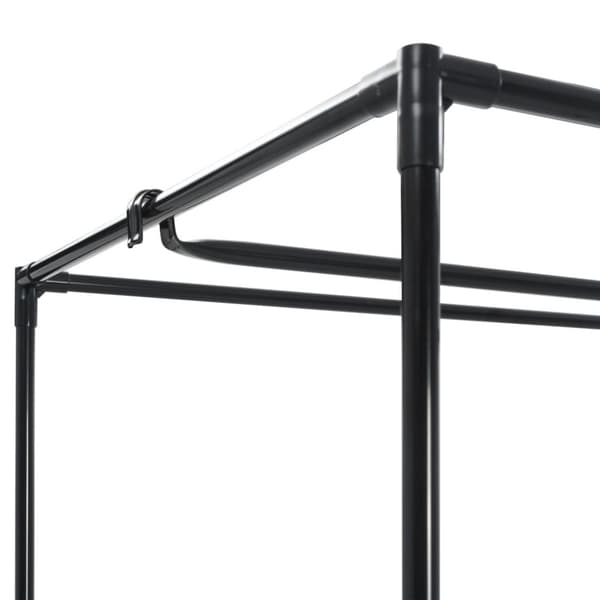 vidaXL Garderob grå 75x50x160 cm -  Skåp & garderober