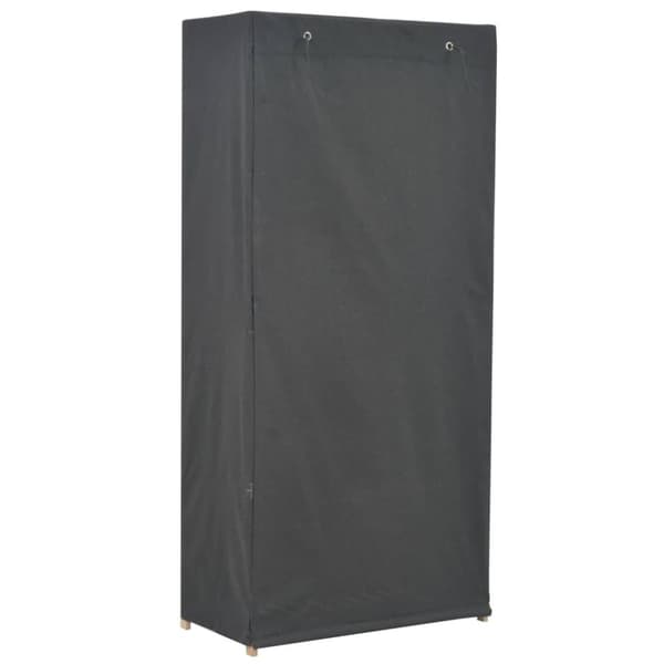 vidaXL Garderob 79x40x170 cm grå tyg -  Skåp & garderober