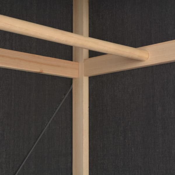 vidaXL Garderob 79x40x170 cm grå tyg - Skåp & garderober