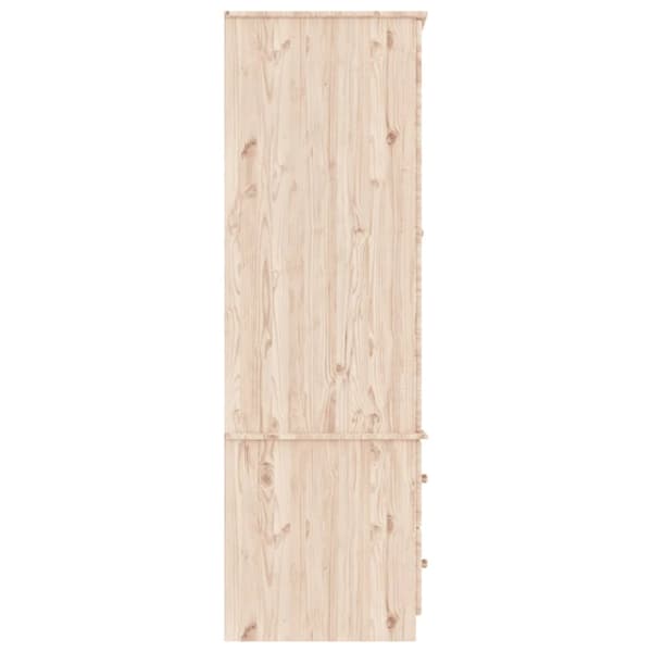 vidaXL Klädskåp ALTA 90x55x170 cm massiv furu -  Skåp & garderober