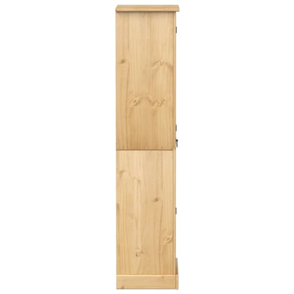 vidaXL Garderobe Corona 55x38x170 cm heltre furu