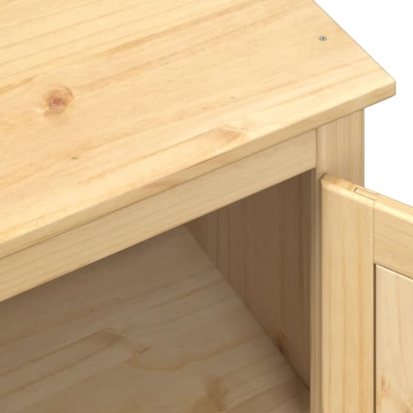 vidaXL Garderobe Corona 55x38x170 cm heltre furu