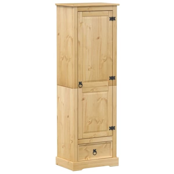 vidaXL klædeskab Corona 55x38x170 cm massivt fyrretræ