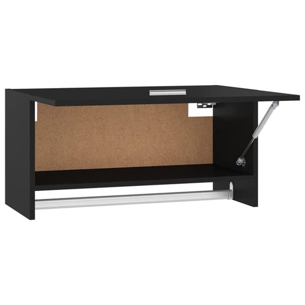 The Living Store garderobe 70x32,5x35 cm spånplade sort -  Klædeskabe & garderobeskabe