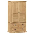 Pikkukuva 3 / 11: The Living Store Vaatekaappi VIGO 90x55x176 cm täysi mänty -  Kaapit & vaatekaapit