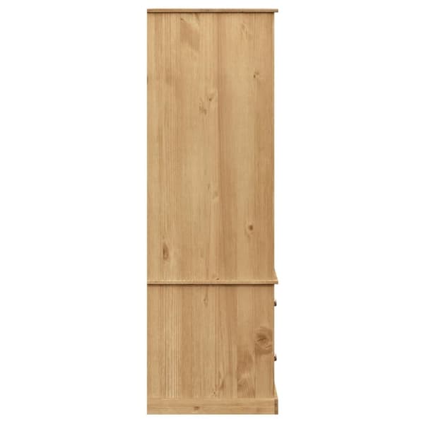 The Living Store Vaatekaappi VIGO 90x55x176 cm täysi mänty -  Kaapit & vaatekaapit