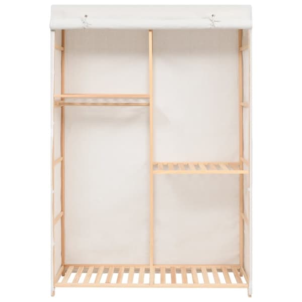 Klædeskabe & garderobeskabe - Living tøjgarderobe i 3 niveauer 110x40x170 cm