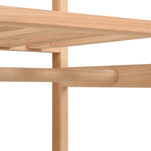 Klædeskabe & garderobeskabe - Living tøjgarderobe i 3 niveauer 110x40x170 cm