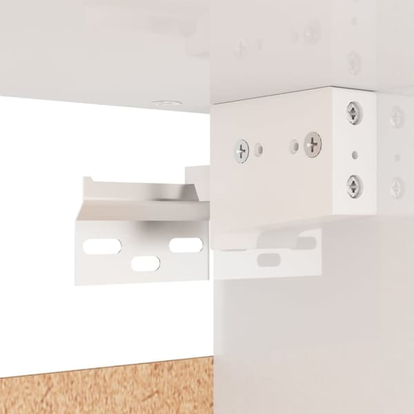 Klædeskabe & garderobeskabe - Living garderobe 70x32,5x35 cm spånplade hvid højglans