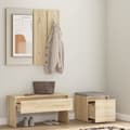 Miniatyrbild 4 av 10: Skåp & garderober - Living Hallmöbler set sonoma-ek konstruerat trä