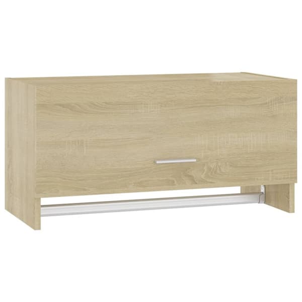 Klædeskabe & garderobeskabe - Living garderobe 70x32,5x35 cm spånplade sonoma-eg