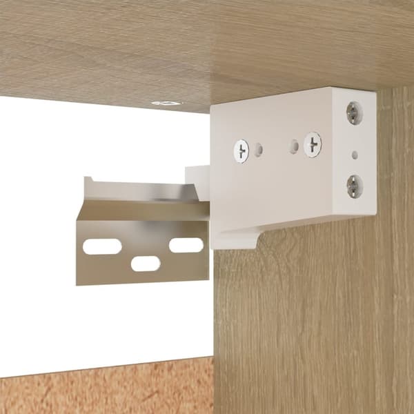 Klædeskabe & garderobeskabe - Living garderobe 70x32,5x35 cm spånplade sonoma-eg