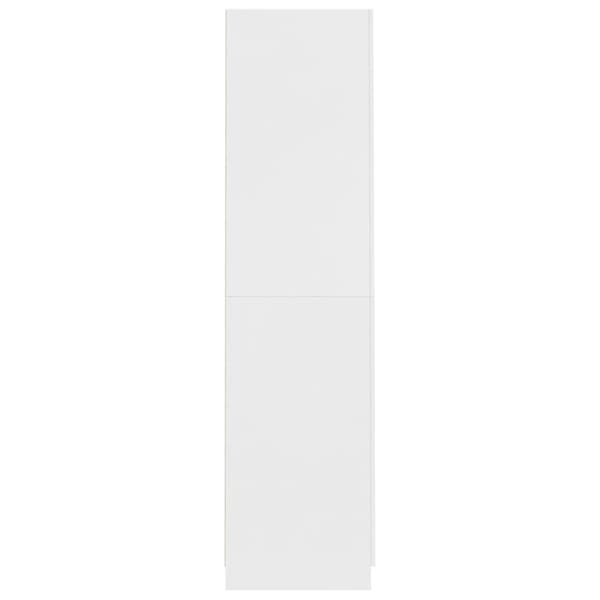 Garderob vit 90x52x200 cm konstruerat trä - Garderob - Garderober - Home & Living