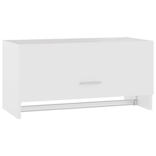 Garderobe 70x32,5x35 cm spånplade hvid - Garderobe - Garderober - Home & Living