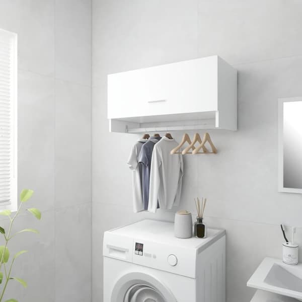 Garderobe 70x32,5x35 cm spånplade hvid - Garderobe - Garderober - Home & Living