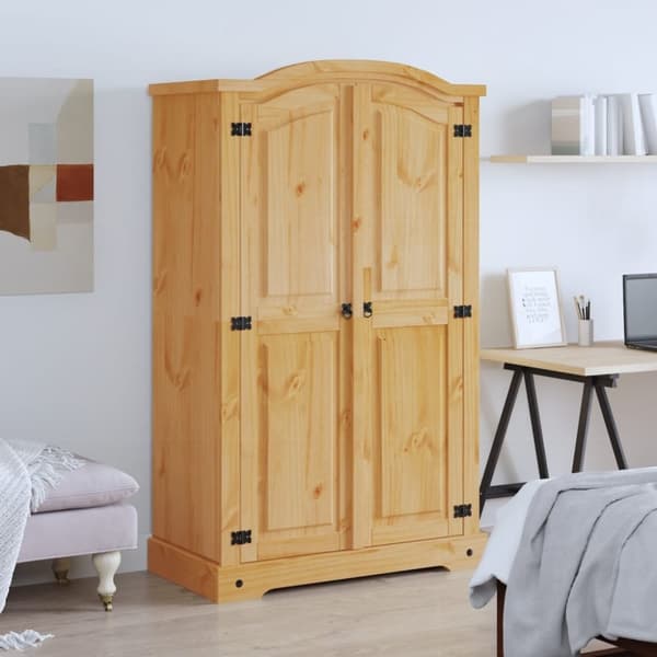 Vaatekaappi Meksikon mänty Corona Range 2 ovea - Vaatekaappi - Vaatekaapit - Home & Living
