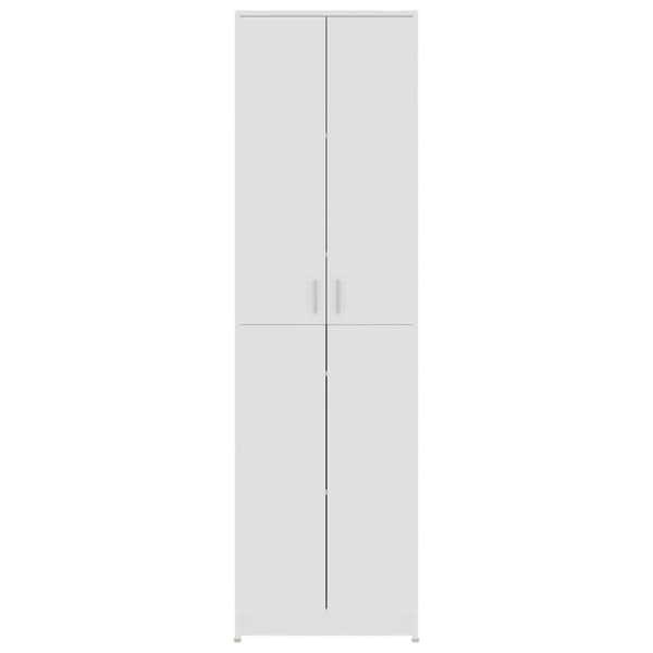 Eteisen vaatekaappi valkoinen 55x25x189 cm tekninen puu - Eteisen Vaatekaappi - Eteisen Vaatekaapit - Home & Living