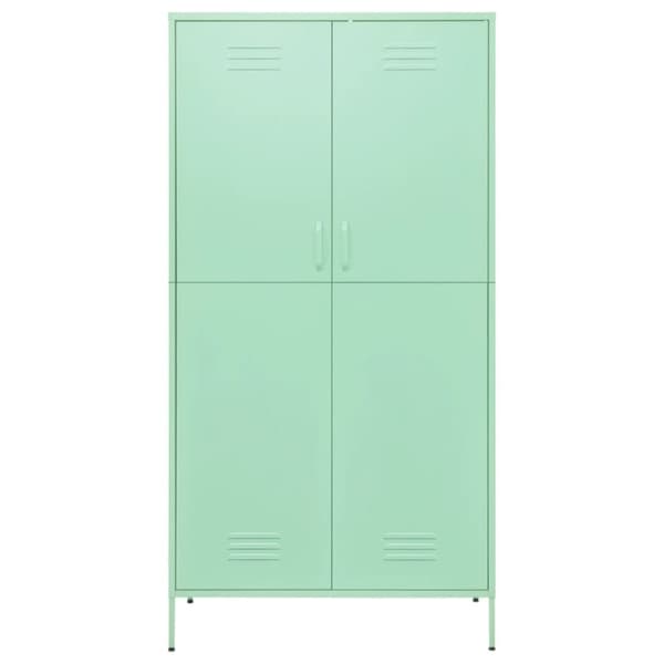 Garderob 90x50x180 cm mintgrön stål - Garderob - Garderober - Home & Living