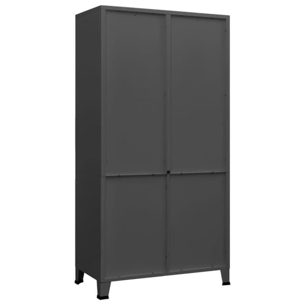 Garderob industriell antracit 90x50x180 cm metall - Garderob - Garderober - Home & Living