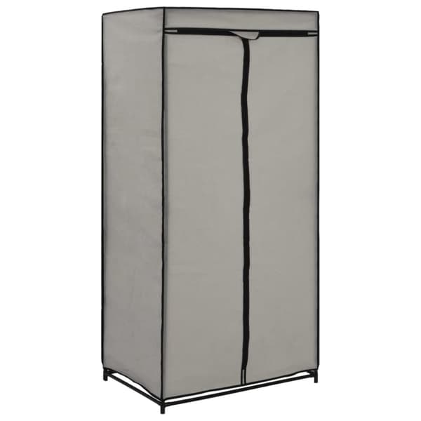 Vaatekaapit 2 kpl harmaa 75x50x160 cm - Vaatekaappi - Vaatekaapit - Home & Living