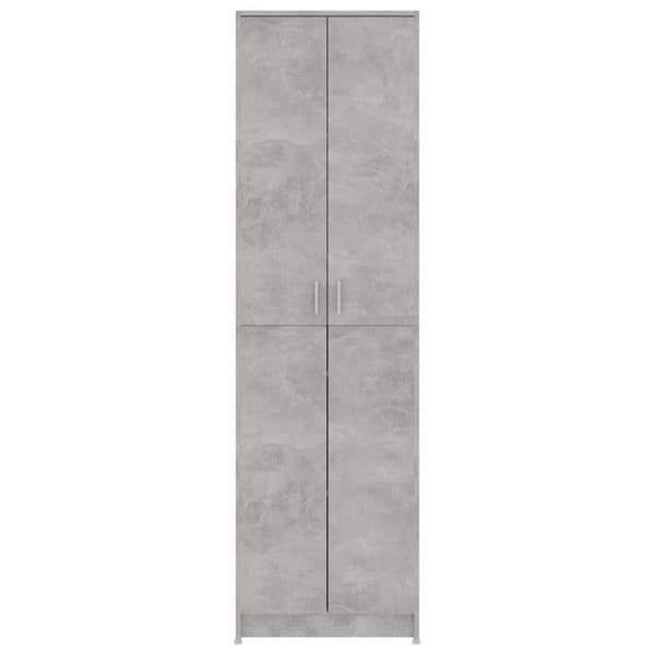Garderobeskab 55x25x189 cm konstrueret træ betongrå - Entrémøbel - Entrémøbler - Home & Living