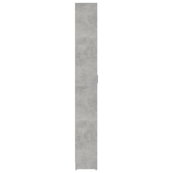 Garderobeskab 55x25x189 cm konstrueret træ betongrå - Entrémøbel - Entrémøbler - Home & Living