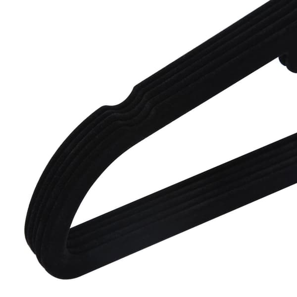 Rootz Velvet Takinripustimet - Liukumattomat ripustimet - Tilaa säästävät ripustimet - Kestävää ABS-muovia - 45 cm x 23,5 cm x 0,6 cm