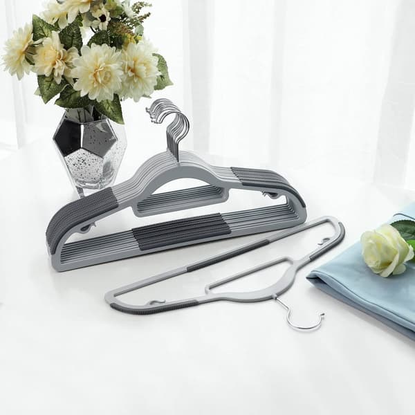 Rootz 50-pack klassiska klädhängare - Garderobshängare - Garderobshängare - ABS-plast - 42cm x 0,6cm x 21,5cm