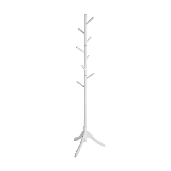 Rootz Coat Stand - Garderobe - Fritstående tøjstativ - Gummitræ - Stabil - Holdbar - Nem montering - 57cm x 57cm x 175cm