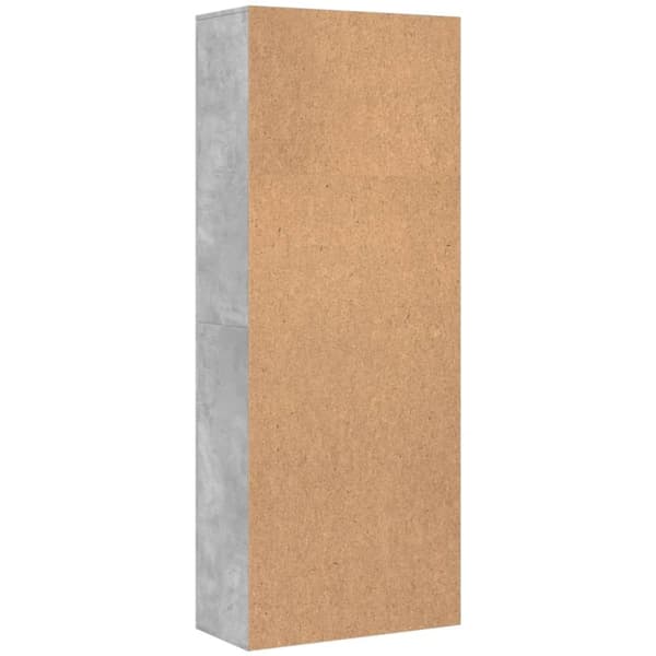 vidaXL højskab 70x35x180 cm konstrueret træ betongrå