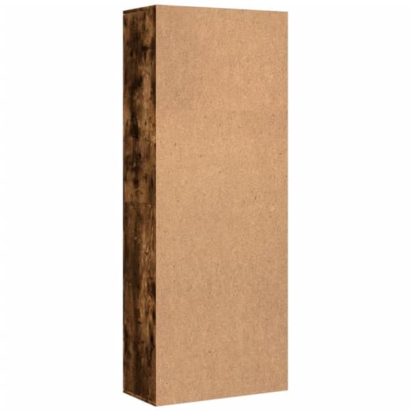 vidaXL højskab 70x35x180 cm konstrueret træ røget egetræsfarve