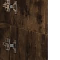 Miniatyrbillede 7 af 11: vidaXL højskab 70x35x180 cm konstrueret træ røget egetræsfarve