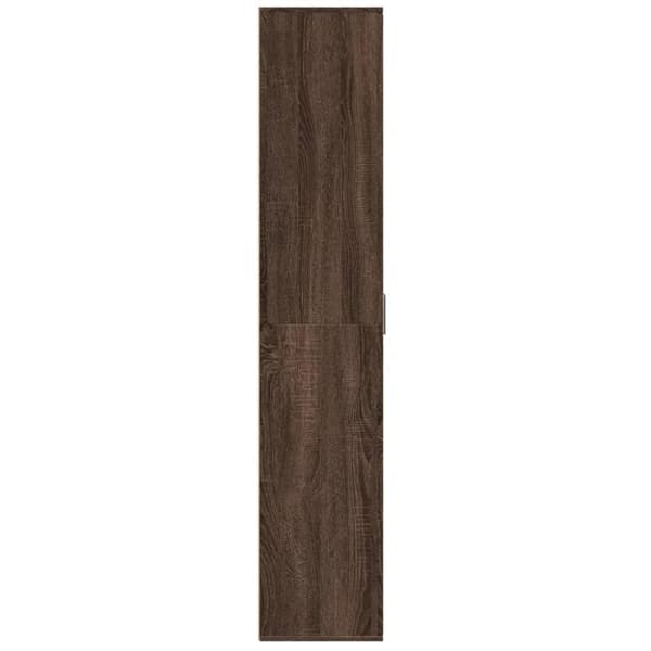 vidaXL Highboard brun eik 80x35x180 cm konstruert tre