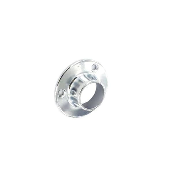 Securit Udtag til garderobeskinneskinne (pakke med 2) Silver 19mm