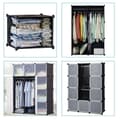 Miniatyrbild 4 av 4: Meerveil Soft Garderob - PPYG001 - Garderob, Plast, Svart, 12 kuber