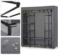 Miniatyrbillede 3 af 4: Stor Massido tekstilgarderobe - grafit
