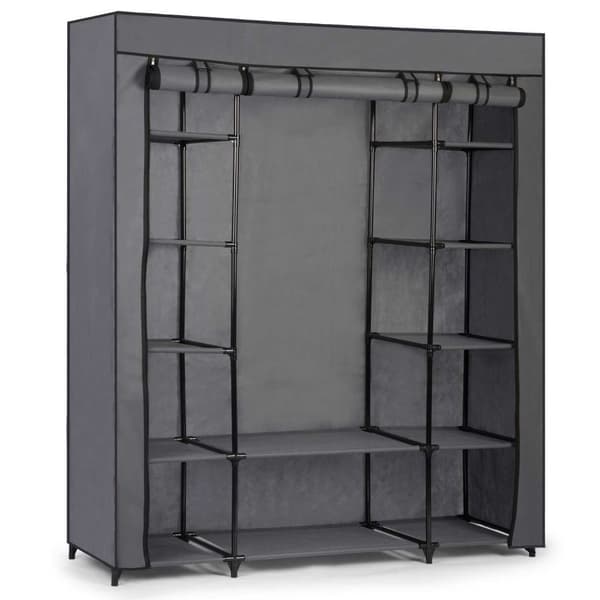 Stor Massido tekstilgarderobe - grafit
