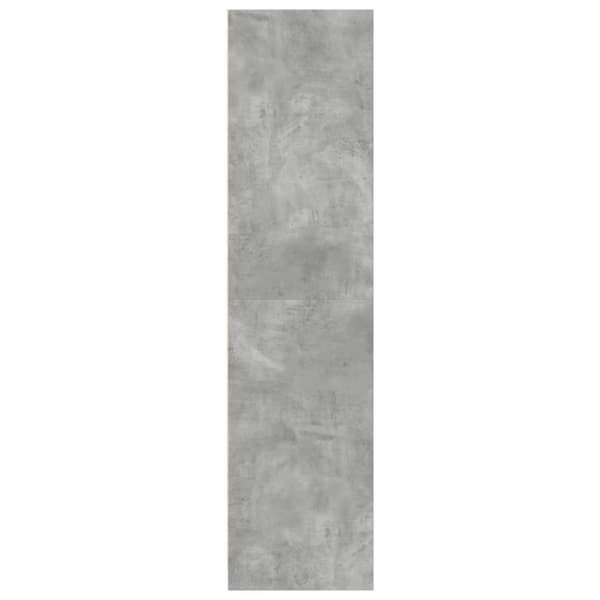 vidaXL Garderobe betonggrå 50x50x200 cm sponplate