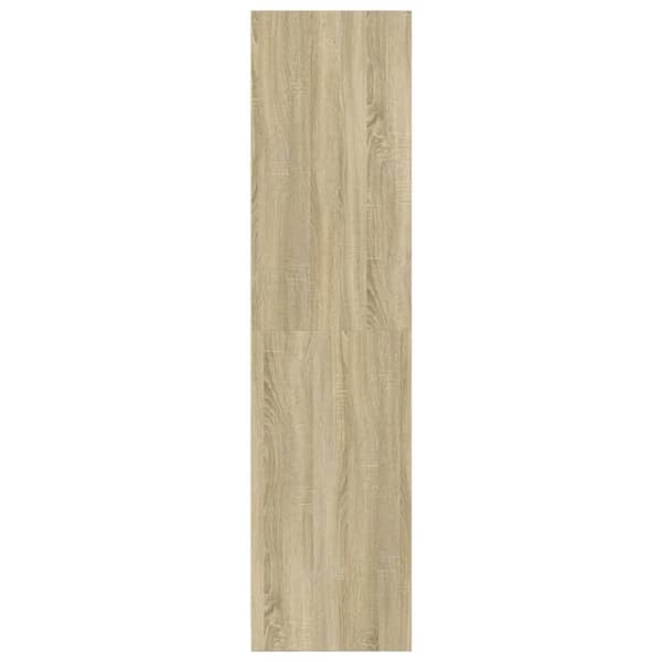 vidaXL Garderobe sonoma eik 80x50x200 cm konstruert tre