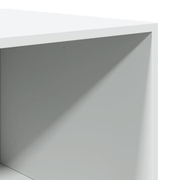 vidaXL klædeskab 80x50x200 cm konstrueret træ hvid